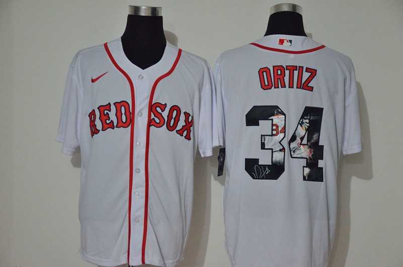 Red Sox 34 David Ortiz White 2020 Nike Cool Base Fashion Jersey,We sell and wholesale Red Sox 34 David Ortiz White 2020 Nike Cool Base Fashion Jersey on line form chian!